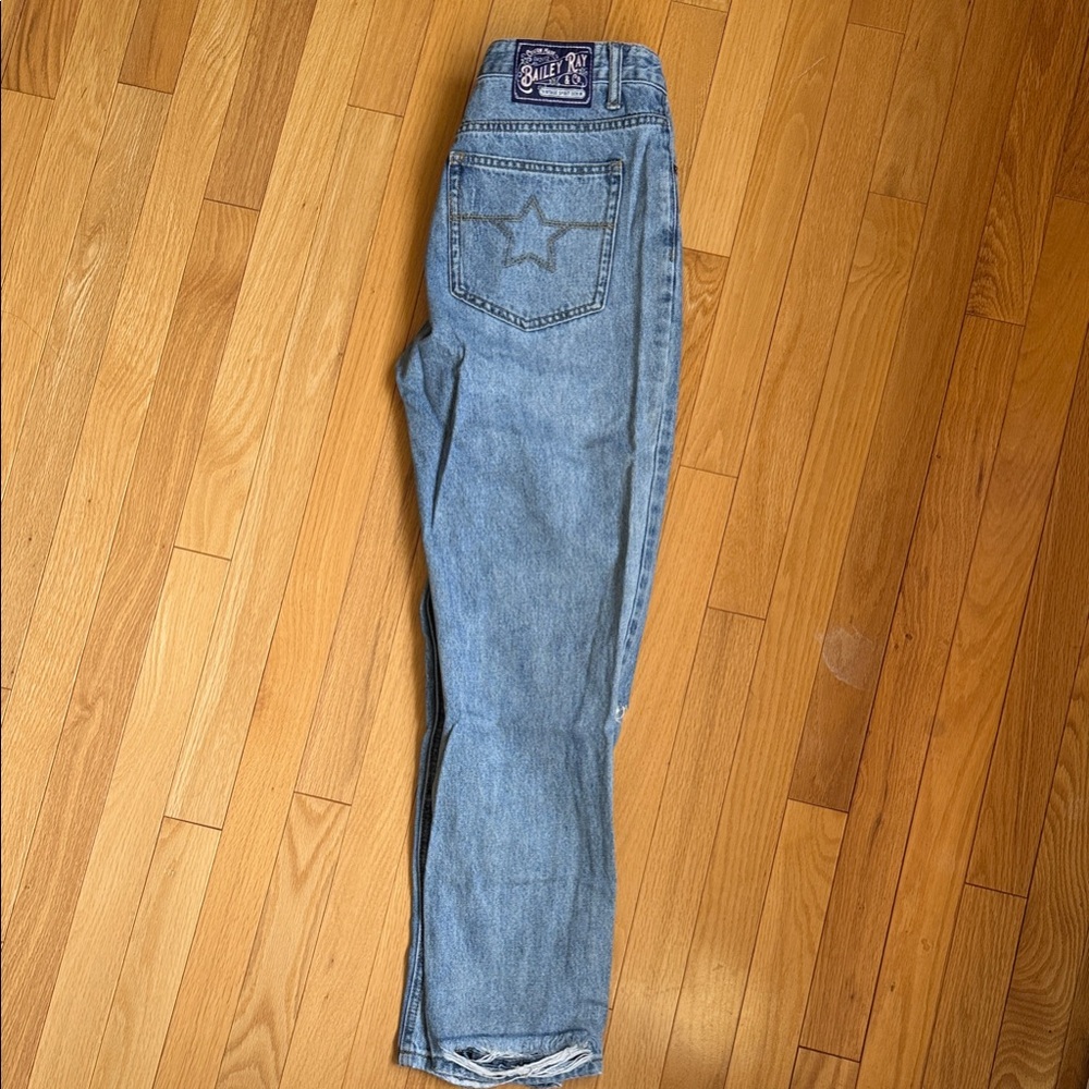Women's High Rise Blue Jeans